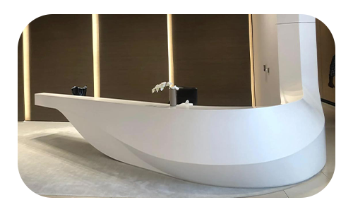 Balcão para recepção